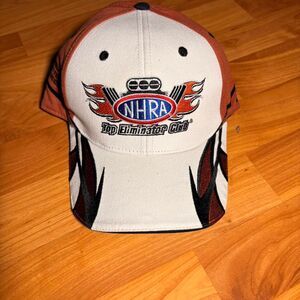 NHRA Top Eliminator Club Orange Black Hat Racing Motorsport Cap Adjustable